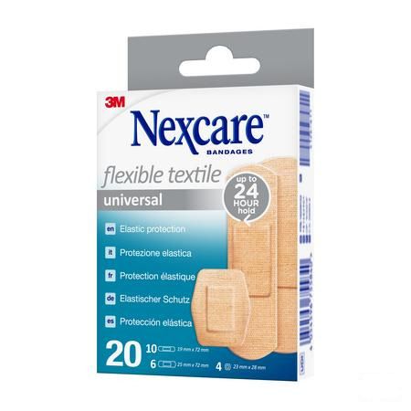 Nexcare 3M Flexible Textile Universal Strips 20  -  3M