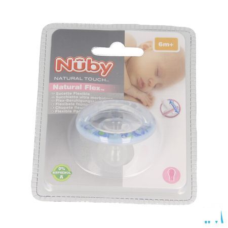 Nuby Nt Nat. Fopsp Flex Silicoon Kers +6M 1 67554