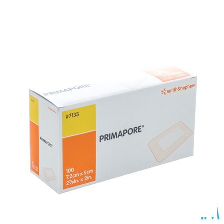 Primapore Pansement Adh Ster 7,5X5Cm 100 7133  -  Smith Nephew