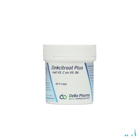 Zinkcitraat Plus Capsule 60  -  Deba Pharma