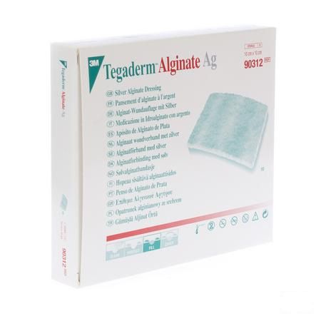 Tegaderm Alginate Ag 10cmx10cm 10 90312  -  3M