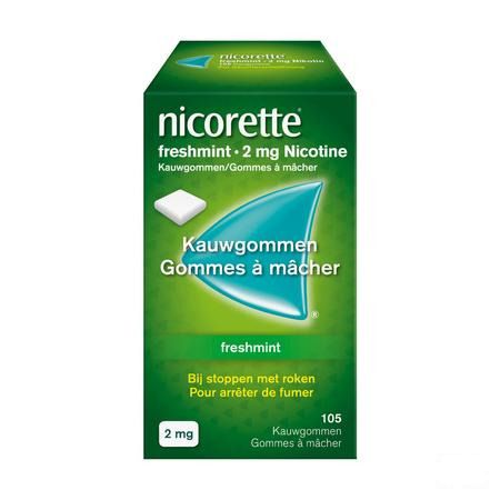 Nicorette Freshmint Kauwgom 105x2 mg