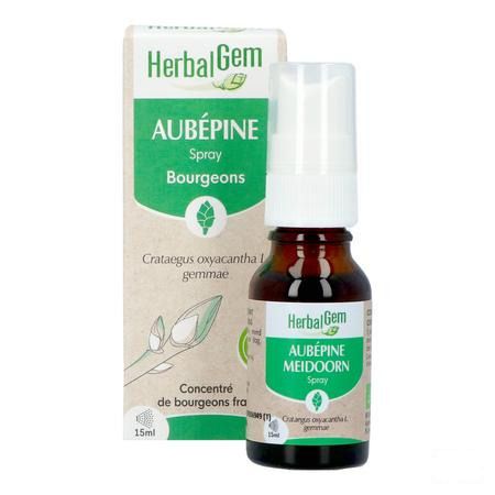 Herbalgem Aubepine Bio Spray 15 ml