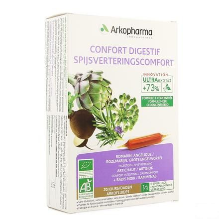 Arkofluide Spijsverteringcomfort Bio Ampullen 20  -  Arkopharma