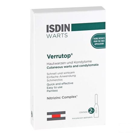 Isdin Verrutop Warts Oplossing Ampullen 4x0,1ml  -  Isdin