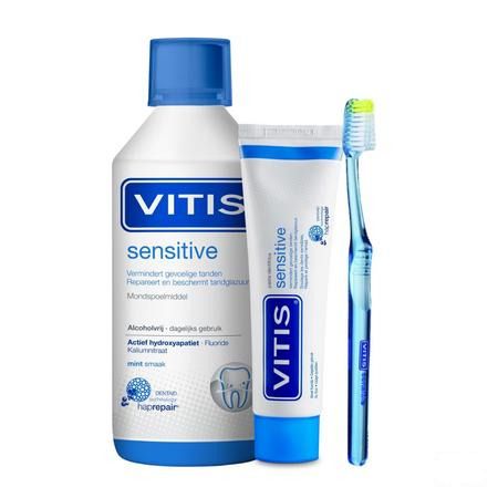 Vitis Sensitive Tandpasta 75 ml 32352  -  Dentaid