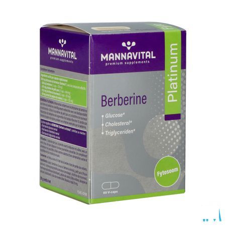 Mannavital Berberine Platinum V caps 60  -  Mannavita