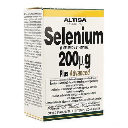 Altisa Selenium 200mcg Plus Advanced Comprimes 60  -  Dieximport