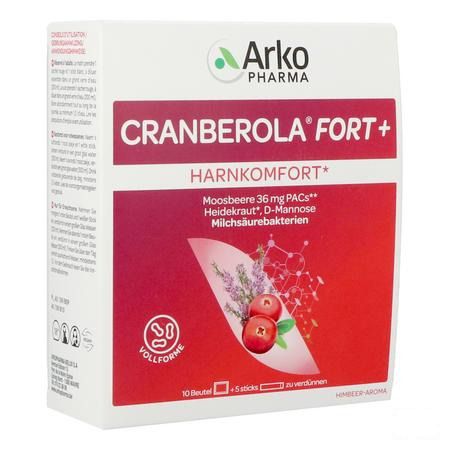 Cranberola Fort + Sach 5 + Stick 10  -  Arkopharma