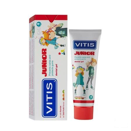 Vitis Junior Gel Tandpasta 75 ml  -  Dentaid