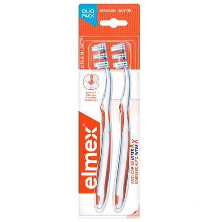 Elmex Brosse Dents Inter-X Medium Duopack