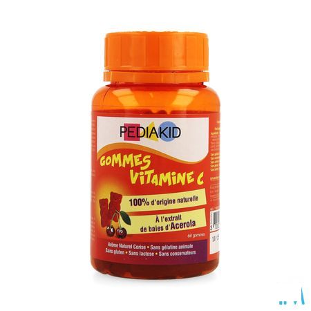 Pediakid Gummes Vitamines C Gommes A Macher 60