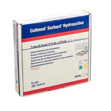 Cutimed Sorbact Hydroactive 7x 8,5cm 10 7264603