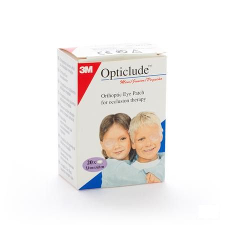 Opticlude 3m Junior Oogkompres 63mmx48mm 20 1537  -  3M