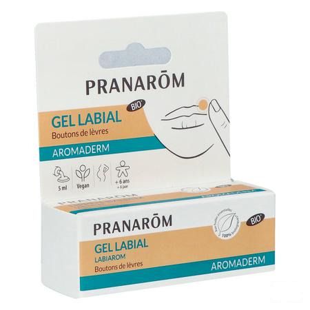 Aromaderm Gel Labial Labiarom Tube 5 ml  -  Pranarom