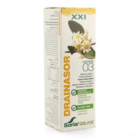 Soria Composor N03 Drainasor Xxi 50 ml  -  Soria Bel