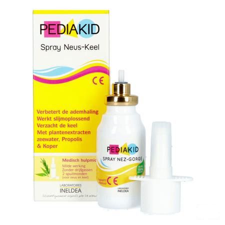 Pediakid Neus Keel Spray Flacon 20 ml