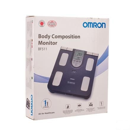 Omron Bf511b Blauw Lichaamscompositiemeter 