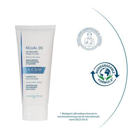 Ducray Kelual Ds Gel Schuimend 200 ml