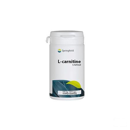 L-carnitine 68% 500 mg Springfield V-Capsule 60  -  Springfield Nutraceuticals