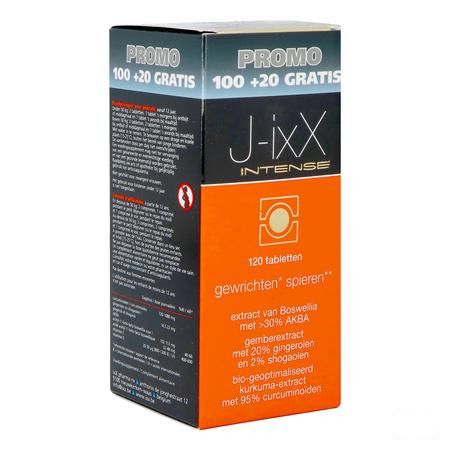 J-Ixx Intense Tabl 120  -  Ixx Pharma