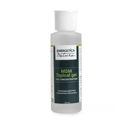 MSM Topical Gel 15% 120 ml  -  Energetica Natura