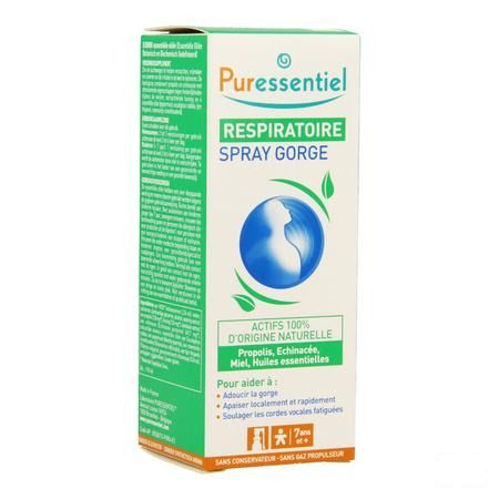 Puressentiel Ademhaling Keelspray 15 ml  -  Puressentiel