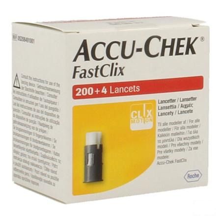 Accu Chek Mobile Fastclix Lancets 34x6 5208491001  -  Roche Diagnostics