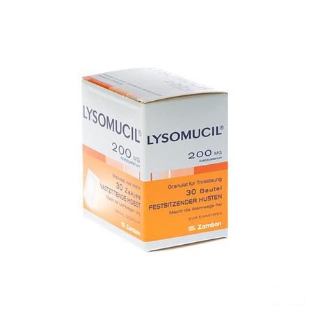 Lysomucil 200 Gran Sachets 30 X 200 mg