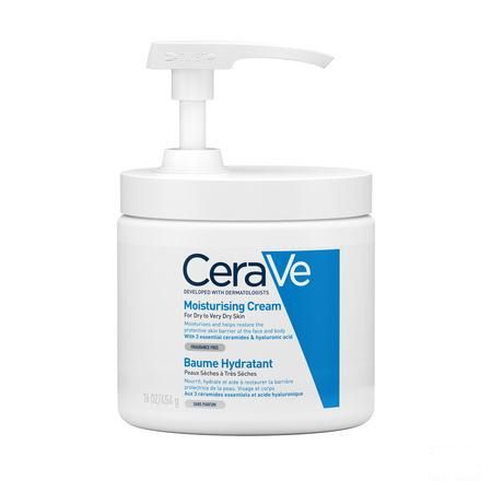 Cerave Baume Hydratant Pompe 454 ml  -  Cerave