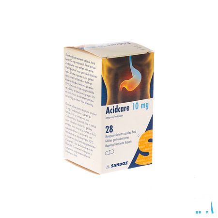 Acidcare 10 mg Sandoz Capsule Maagsapres 28 X 10 mg 