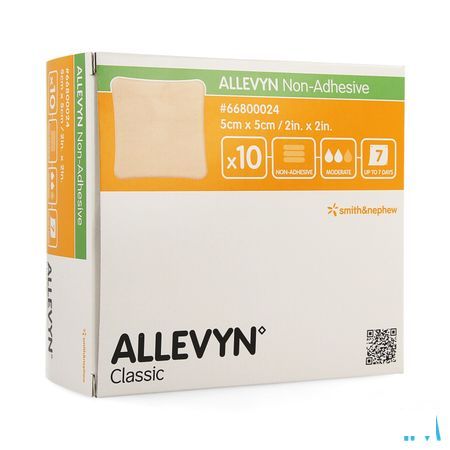 Allevyn Non Adhesive Pansement Hydrocel. 5x 5cm 10 66800024  -  Smith Nephew