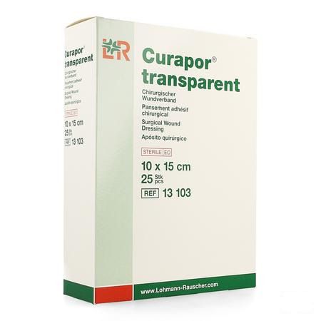 Curapor Transparant Steriel 10Cmx15Cm 25 13103  -  Lohmann & Rauscher