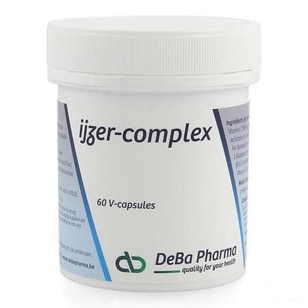 Ijzer Complex Vegetat. Capsule 60x25 mg  -  Deba Pharma