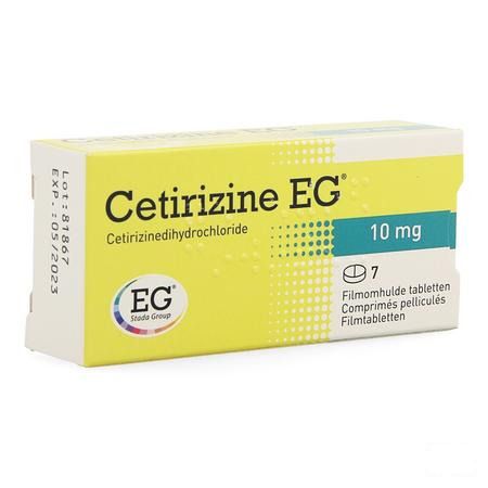 Cetirizine EG Tabletten 7 X 10 mg  -  EG