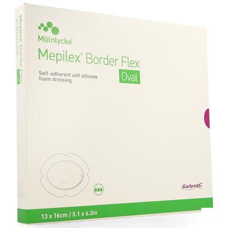 Mepilex Border Flex Oval Pans 13X16Cm 5 583300