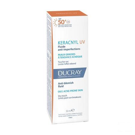 Ducray Keracnyl Fluide Uv50 + Anti Imperfections 50 ml  -  Ducray Benelux