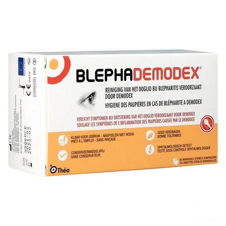 Blephademodex Reinigende Oogkompressen 30 