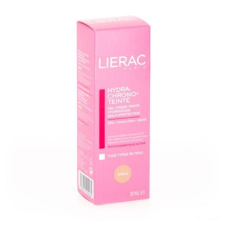 Lierac Hydra Chrono+teinte Sable Gel-cr Tube 30 ml