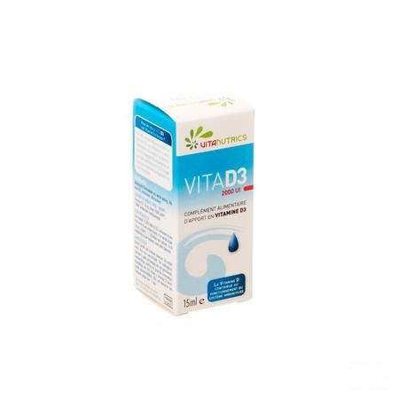 Vita D3 2000UI A Vitanutrics Druppels 15 ml 