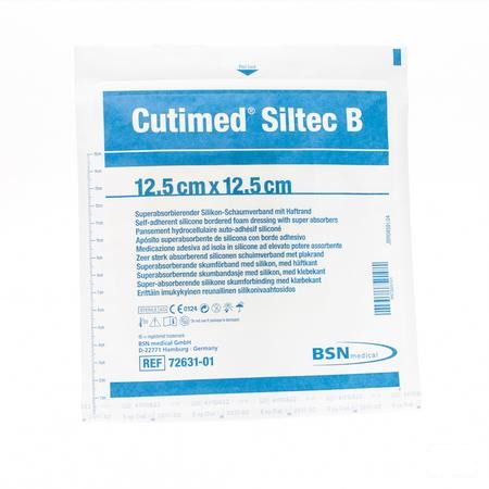 Cutimed Siltec B Cp Steril 12,5x12,5cm 1 7328401