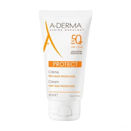 Aderma Protect Creme zonder parfum Tube 40 ml  -  Aderma