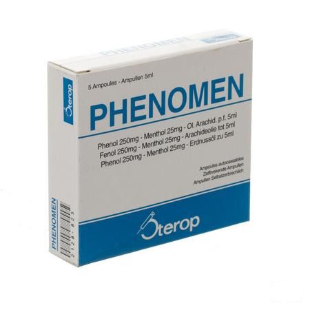 Phenomen Ontsmettingsoplossing Ampullen 5x5 ml  -  Sterop