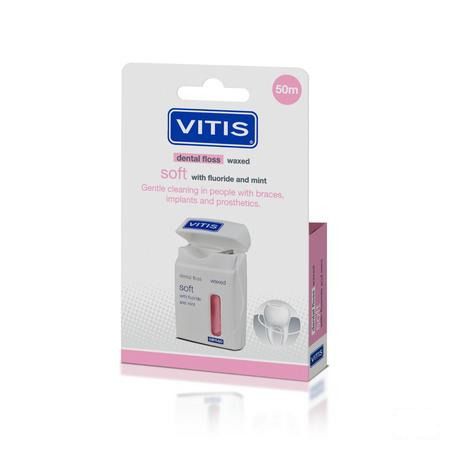 Vitis Floss Waxed Fluor Mint 50m 1650  -  Dentaid