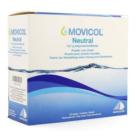 Movicol Neutral Zakjes 20 X 13,7g 