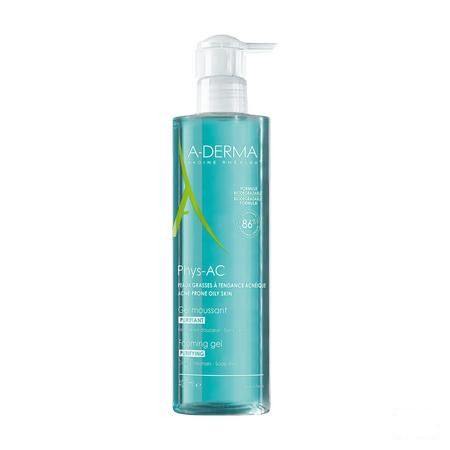 Aderma Phys-ac Gel Moussant Purifiant 400 ml  -  Aderma