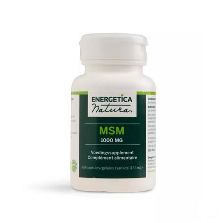 MSM 1000mg 60 gélules  -  Energetica Natura