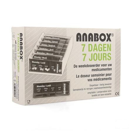 Anabox Pilbox 7 Jours Blanc Fr/Nl