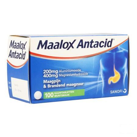 Maalox Antacid 200/400 Comprimes 100