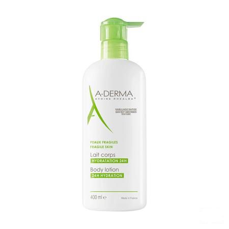 Aderma Avoine Lait Corps Hydra 400 ml  -  Aderma